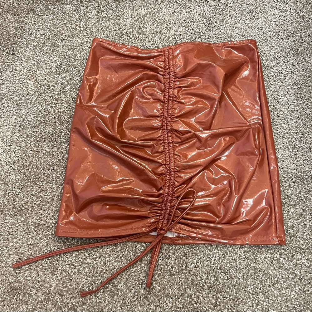 Akira faux leather skirt size M